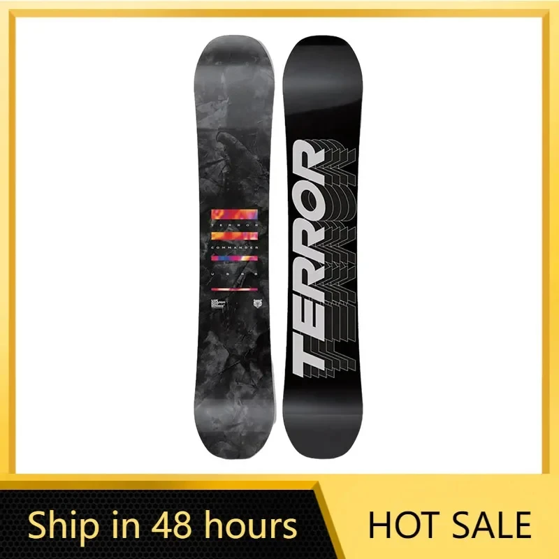 Commander Adult Freestyle All-Mountain Snowboard Set: Professional snowboard gear for men and women.