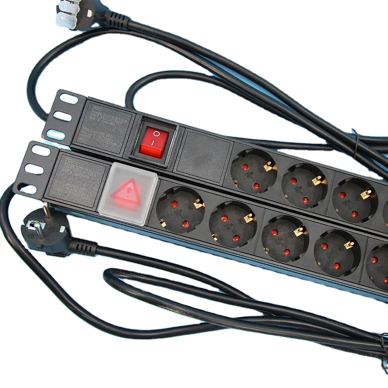 19 inch 1u 250V 16A 8 ways intelligent rack pdu  c13