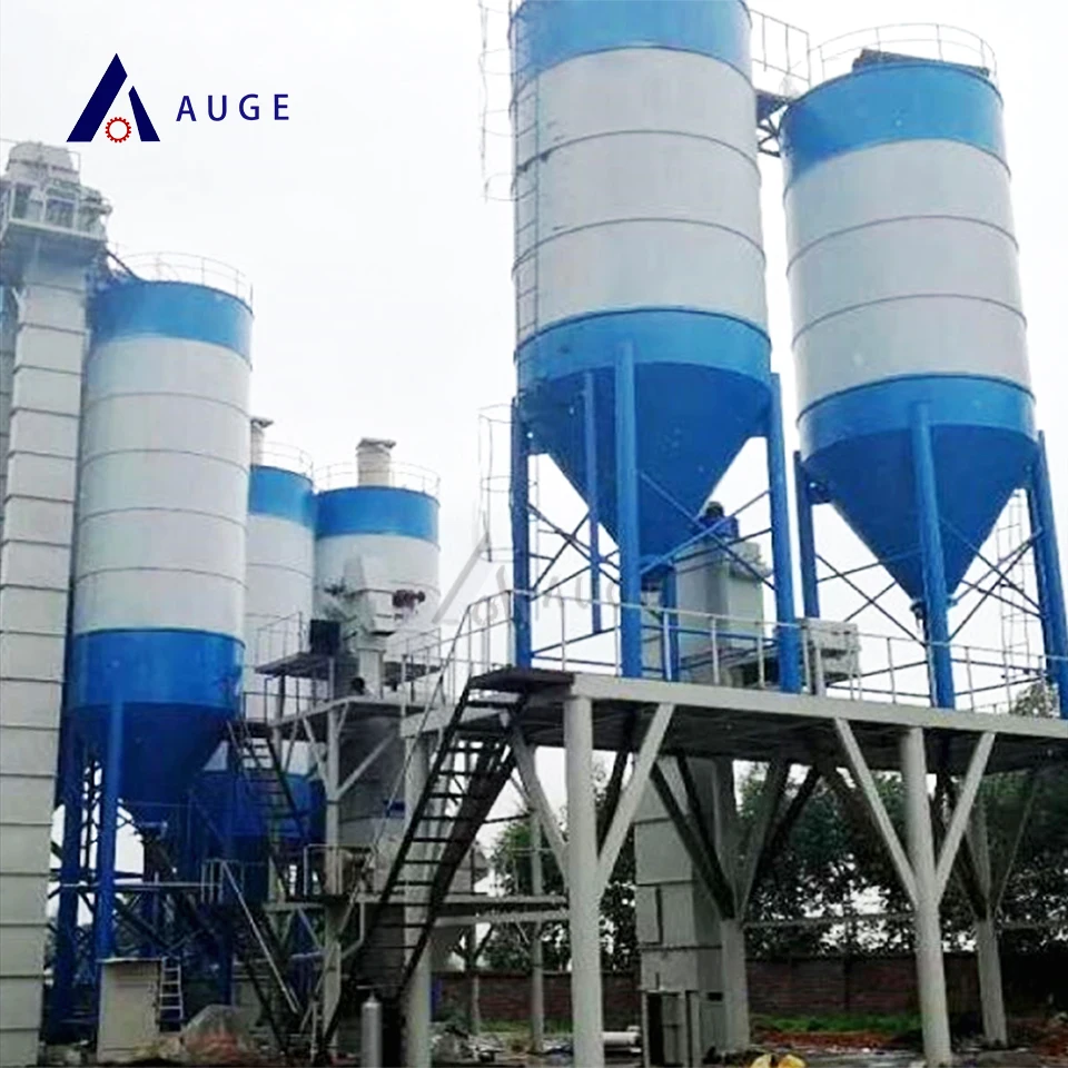 Stainless Steel Dry Mix Mortar Plant 120m3/H Lautomatic Dry Mortar Mixing Plant Most Popular Dry Mortar Mix Line