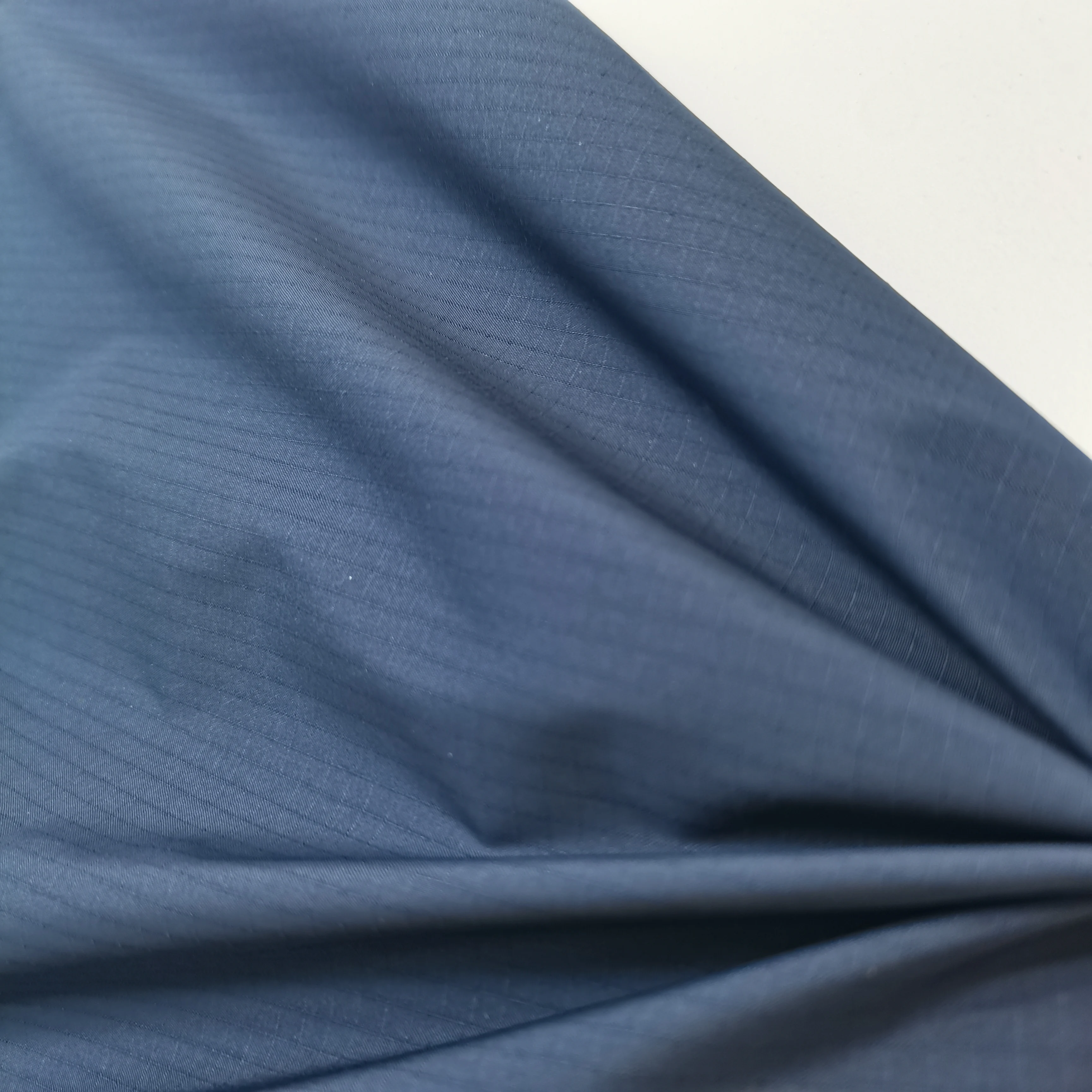 100% Recycled Polyester Ribstop polyester taffeta fabric