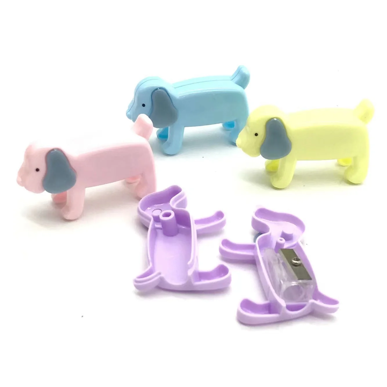 Cartoon products stationery animal dog shaped Cute Pencil Sharpener