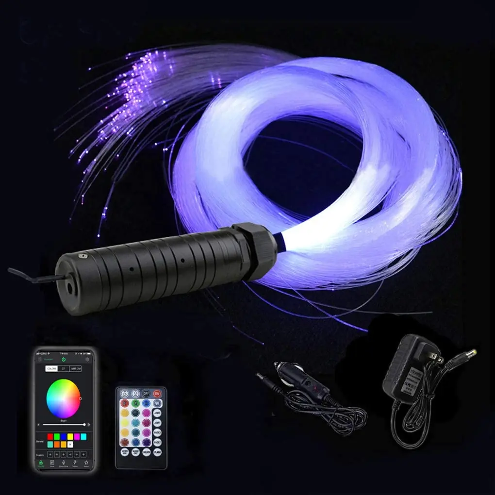 Fibre Optic Star Celling Kit with 60W LED Colour-Changing Light Engine and 0.75mm End Glow Fiber Optic