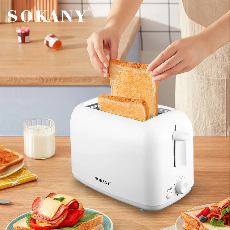 2024 Hot Sell Stainless Smart Touch Screen Toaster Bread 2 Slice
