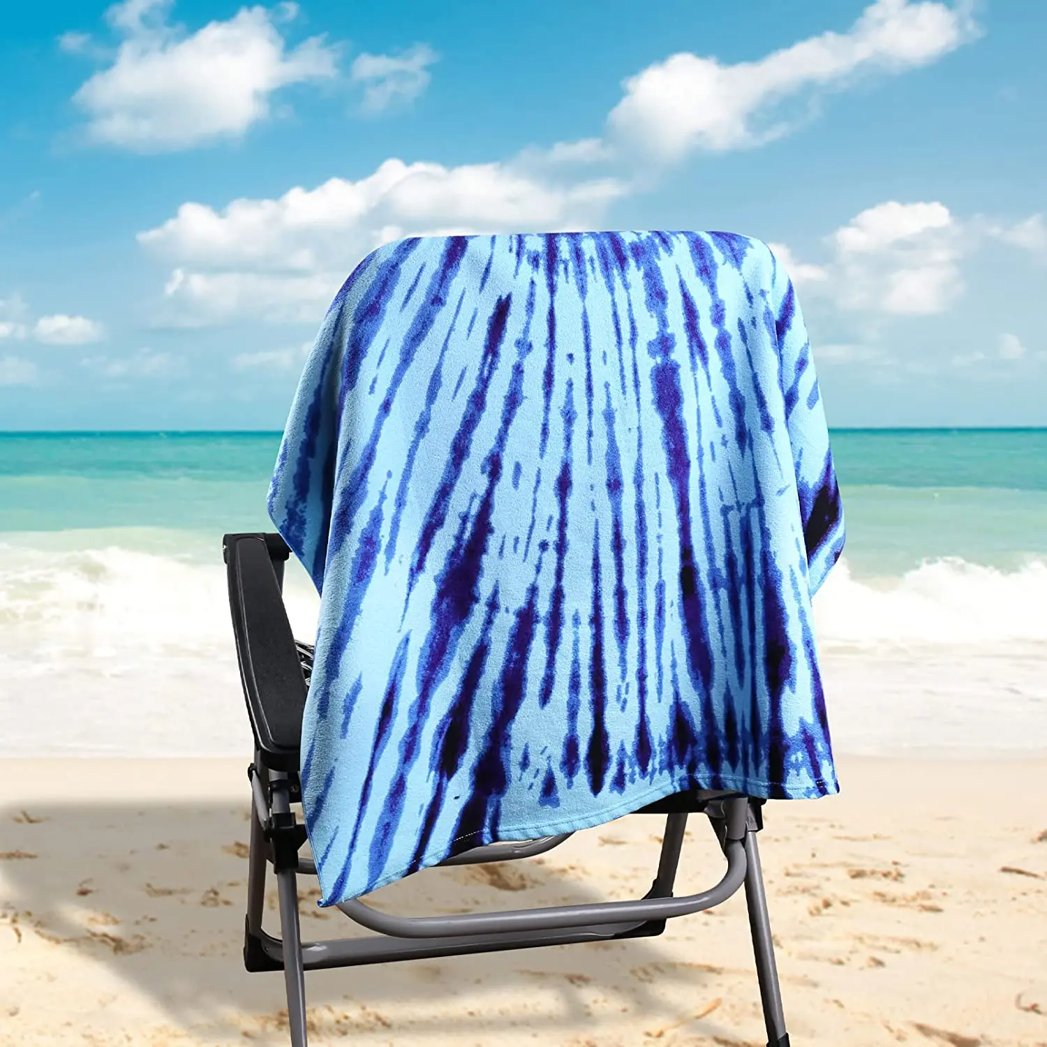 custom logo print quick dry eco friendly sand free microfiber beach towel terry cloth fabric