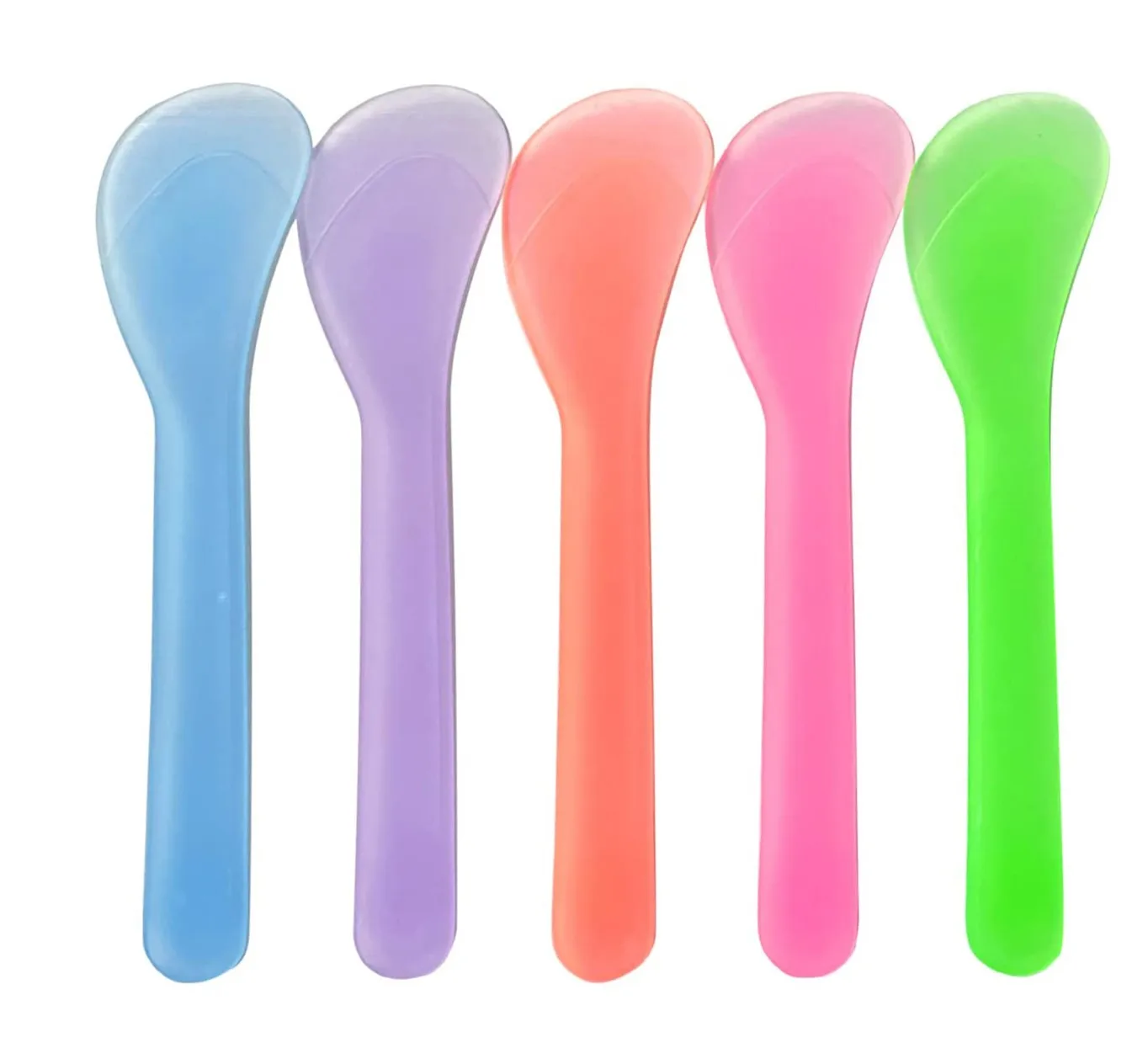 Plastic Cosmetic Spatula Disposable Makeup Tools Spoon for Makeup DIY Mixing and Sampling