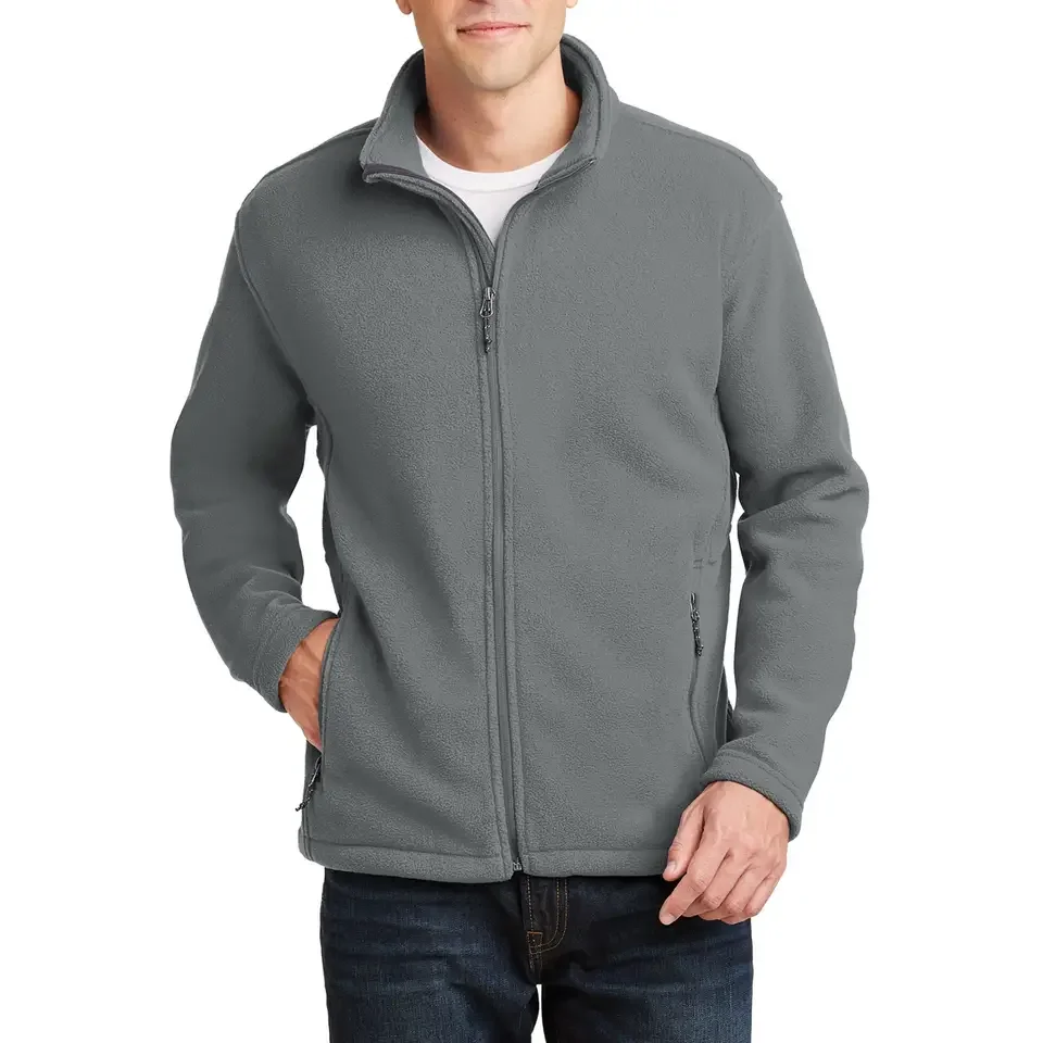 Factory Directly Cheap Price Custom Full Zip Up Polar Fleece Jacket Men