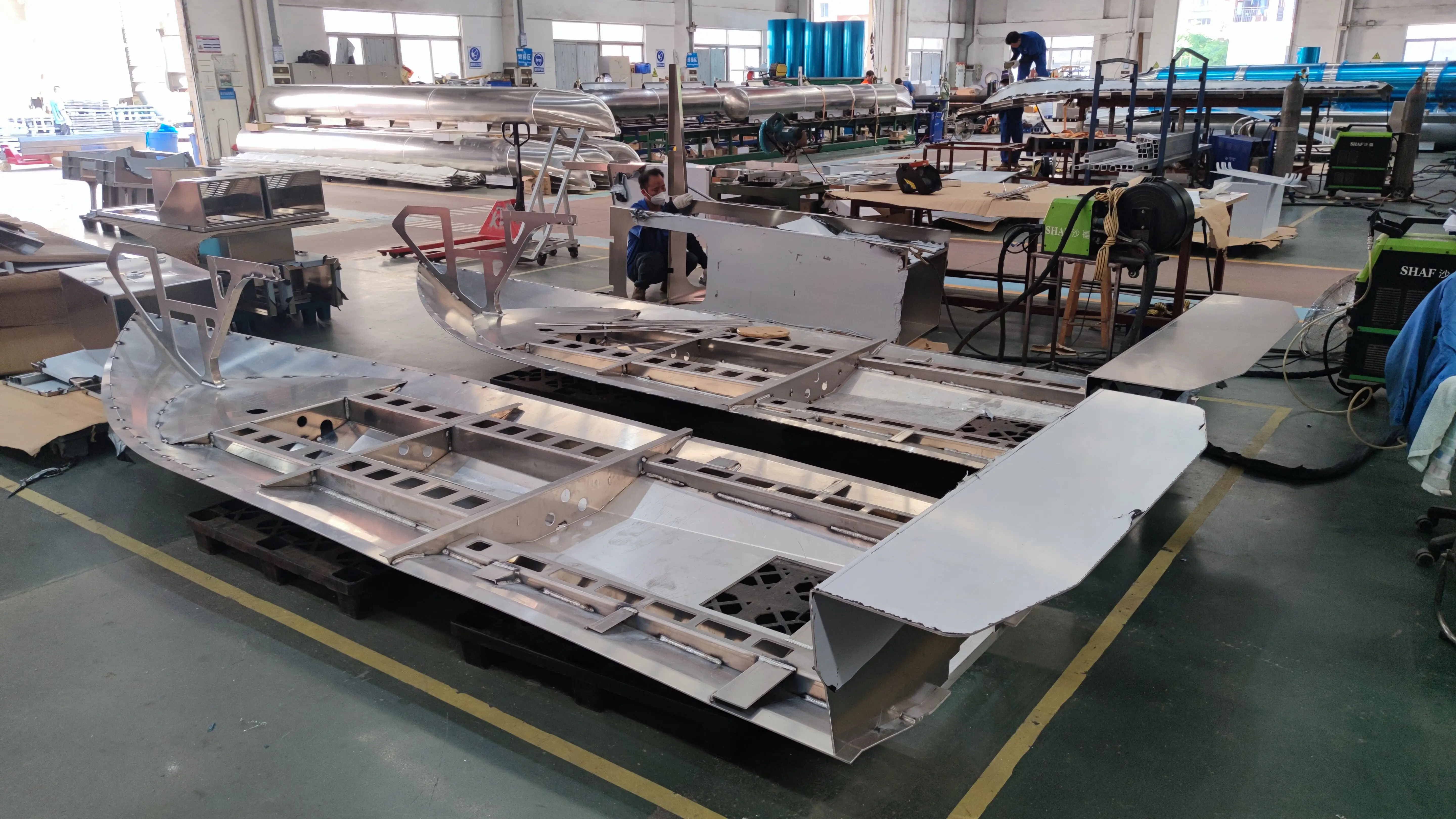 All Welded Aluminum Jet Drifting Racing Boat with UHMW-PE cover for Sale