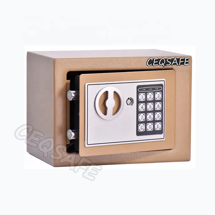 CEQSAFE Home Hotel Electronic Small Wall Safety Mini Safe Money Box