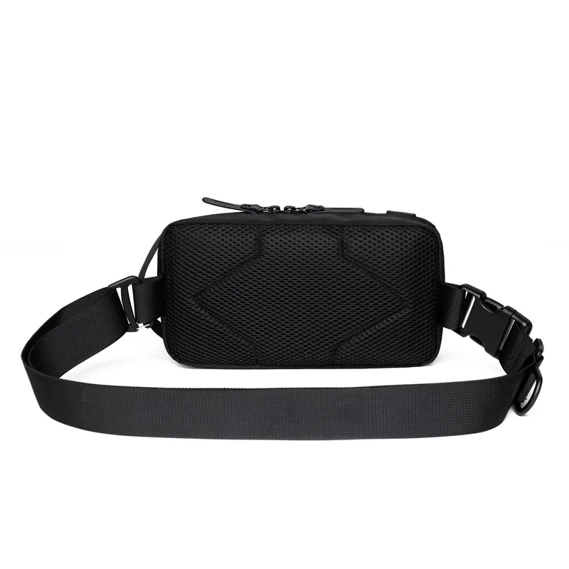 Custom Waterproof Anti Theft Designer Chest Bag Usb Crossbody Sling Bags for Men Single Shoulder Crossbody Bag