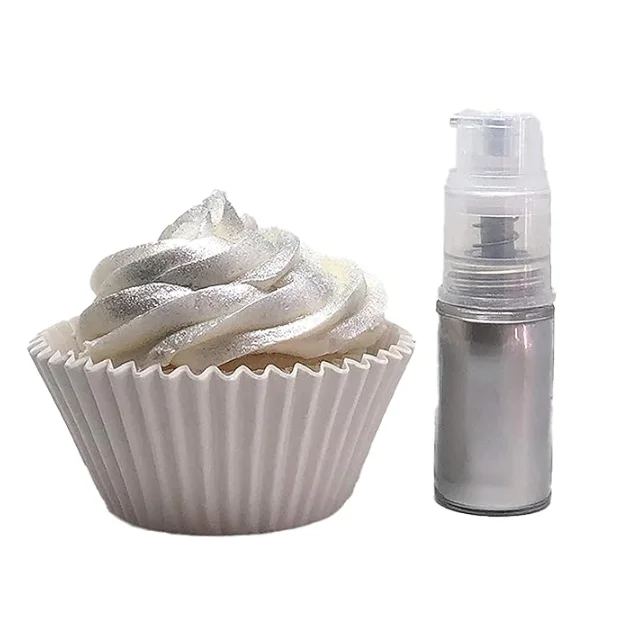 Food Coloring Gold/Silver/Rose Pearl Edible Glitter Luster Dust for Dessert Cakes Cocktail Drinks