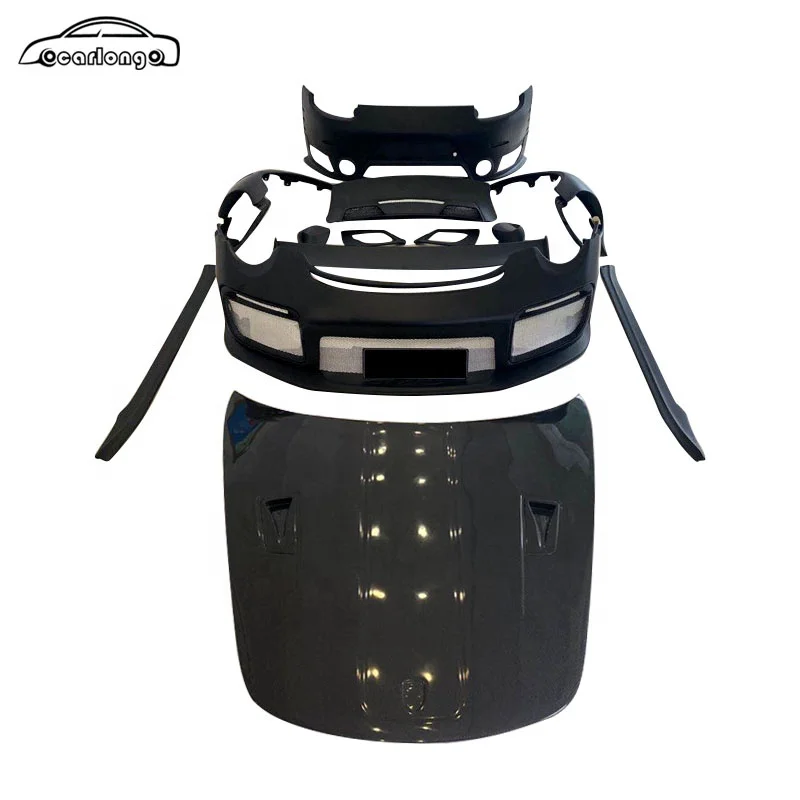 Автомобильный бампер GT2RS стильный передний задний боковые юбки спойлер капюшон для Porsche 911 991 1 2 2012-2018