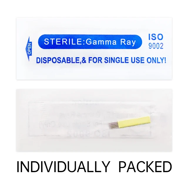 Manufacturing Korean Microblading Needles Disposable Tattoo Blades Microblading Needles Cartridges Microblading Rolling Needle