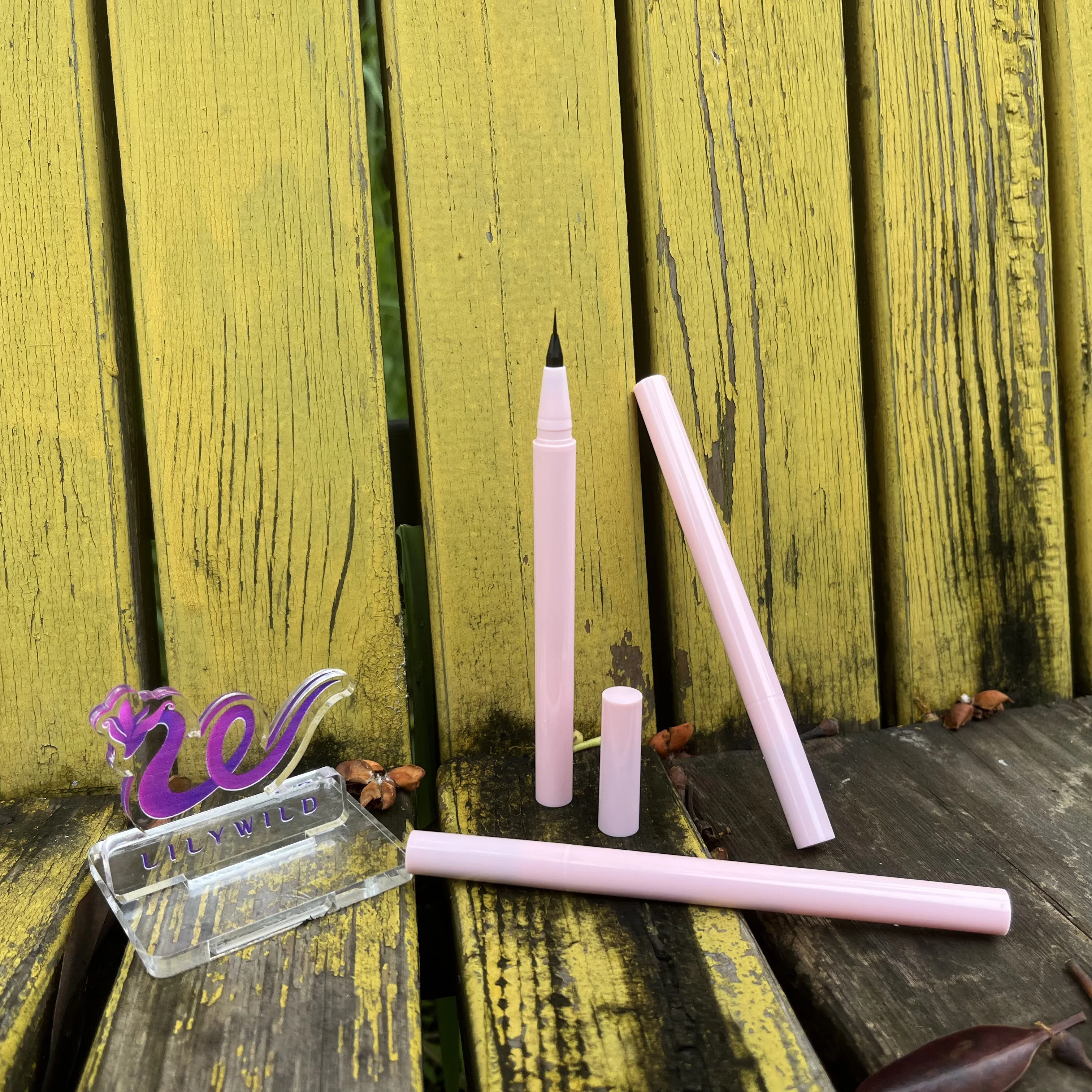 microblading eyebrow fork pen skinny natural eyebrow pen private label custom eyebrow eyeliner pencil liquid micro brow pencil