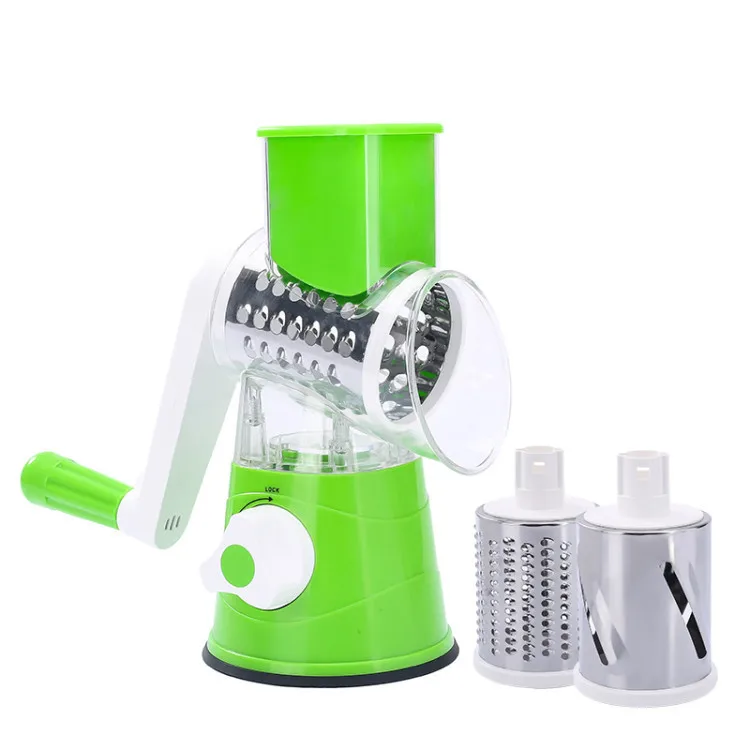 Kitchen Tools 3-in-1 Food Meat Mincer Processor Vegetable Chopper Cutter Hand Roller Household Manual Meat Grinder