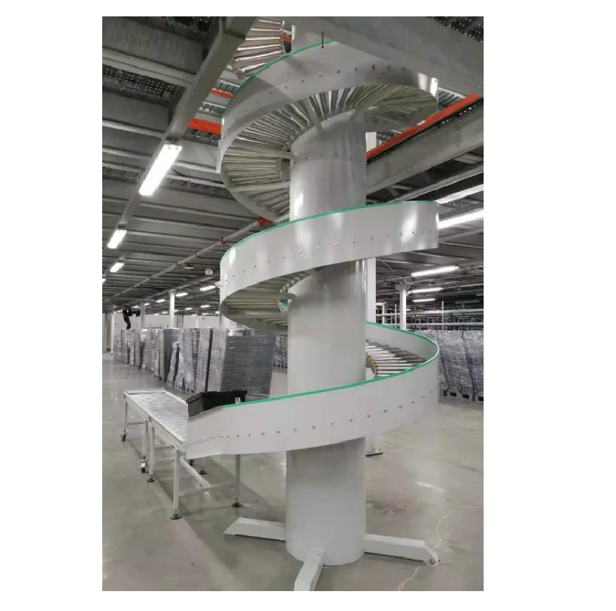 YL flexible spiral conveyor for Multi-layer transportation of goods