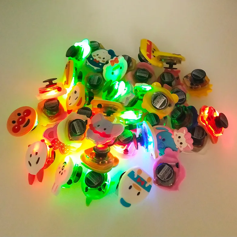 New Arrival Cartoon Fantastic Lighting up Croc Charm LED Clog Shoe Charms Flashing Party Lights Hole Bag Pack for Kids