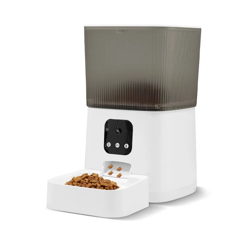 2024 Hot Sale Dual Camera 5G HD Video Interaction Dual Power Supply Smart Pet Feeder