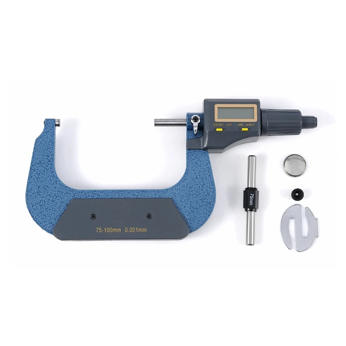 0-25mm 0.001mm high quality electronic outside micrometer digital micrometer with big screen