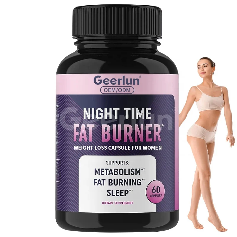 Night Time Metabolism Weight Loss Capsule Natural Sleep Supplements Assists Digestion Slimming Capsules