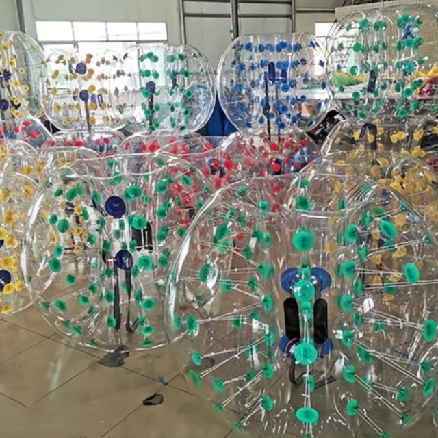 Fun outdoor games human inflatable body bumper bubble inflatable bubble football for sale