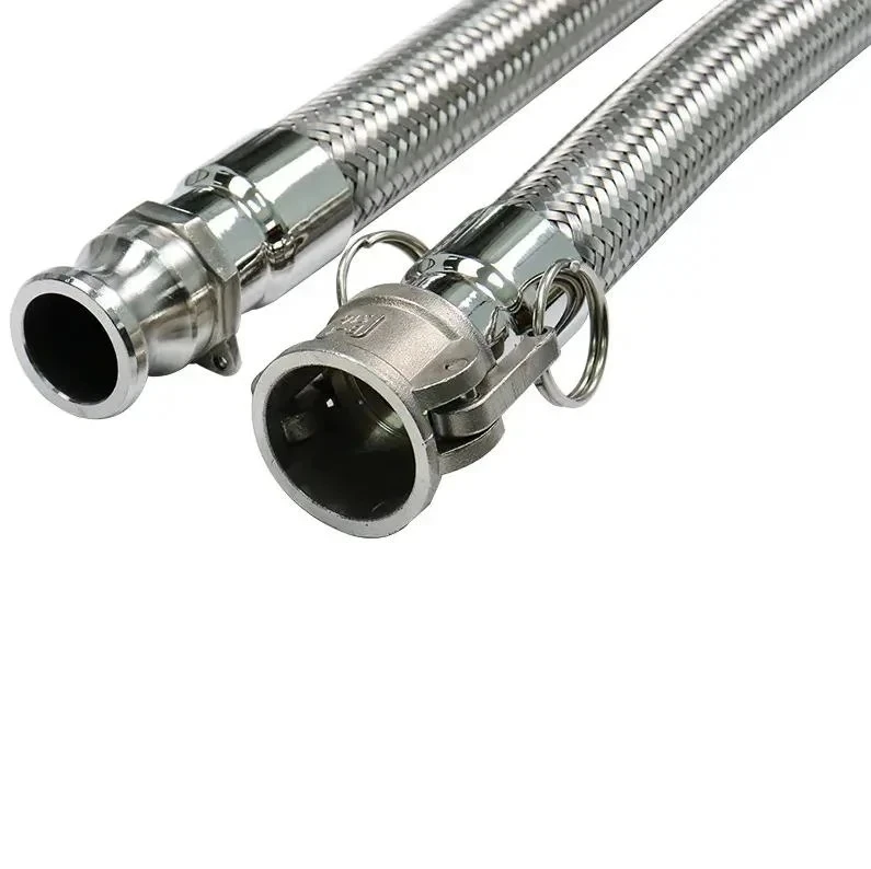 Make-to-order strong and durable high corrosion resistanc flexible corrugated falanged nut type stainless steel metal hose