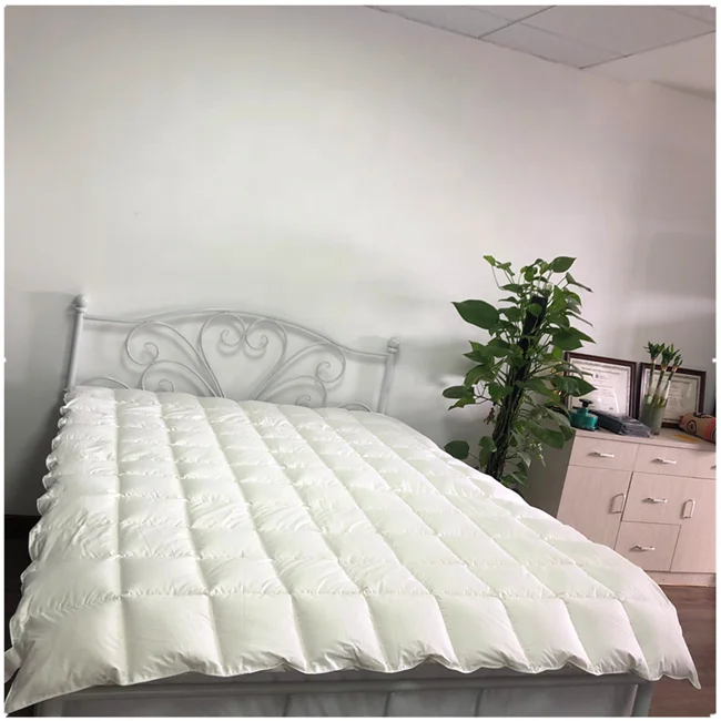 Drop Shipping Wholesale Customized Size Super Cozy Lightweight 205TC Cotton Bedding Quilt Cover Polyester Filling Bed Comforter