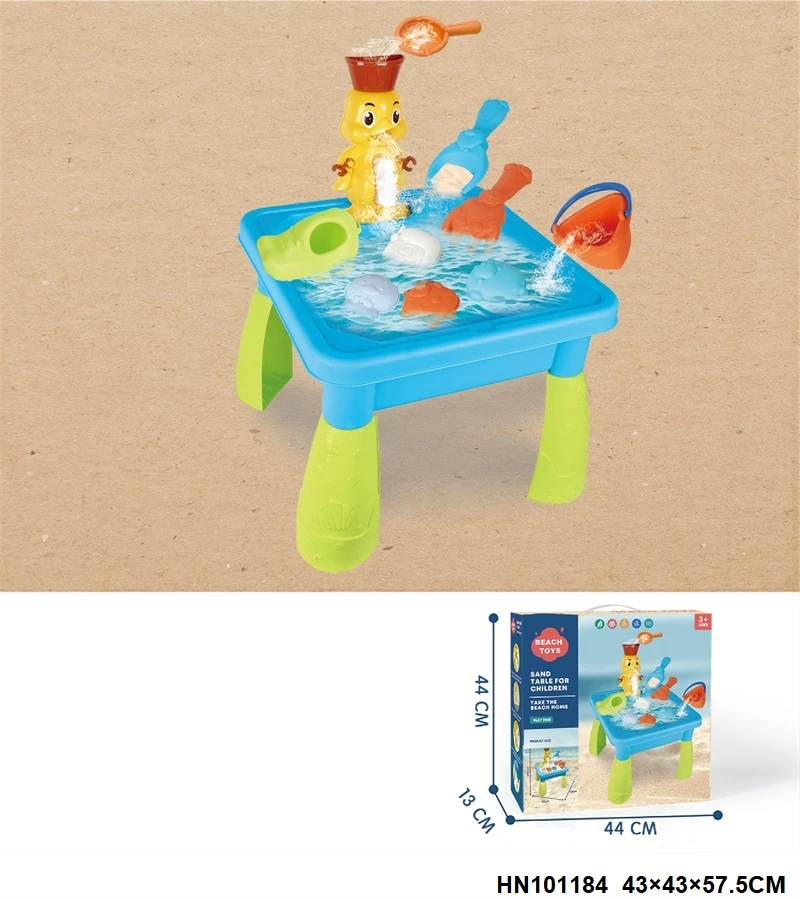 Summer beach toy sand water table funny pirate boat beach toys for outdoor play Plastic sand playing set beach