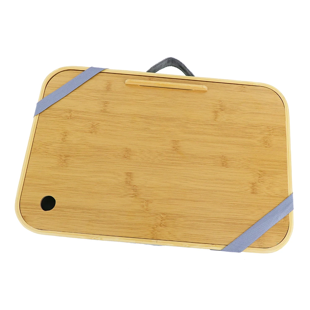 Factory Custom Bamboo Wooden Lap Tray Portable Bed Lap Desk Laptop Table With Pillow Cushion