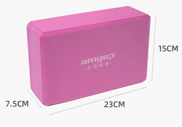 Custom EVA Foam Yoga Block Non-slip Gym Fitness Yoga Pilates Brick for Home Use