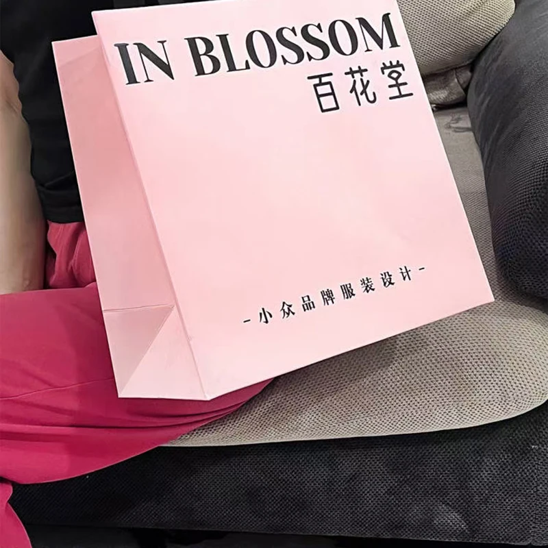 Custom Printed Logo Kraft Paper Bags Recyclable Shopping Clothing Gift Bag Food Take Away Bag With Your Logo