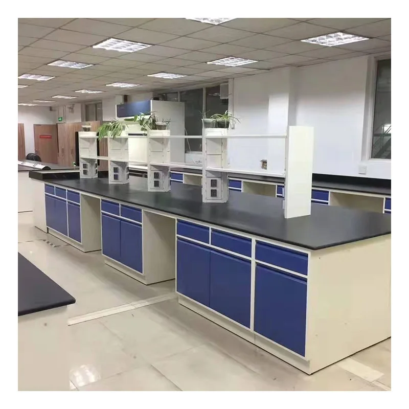 China manufacturer metal school laboratory work bench physics lab furniture