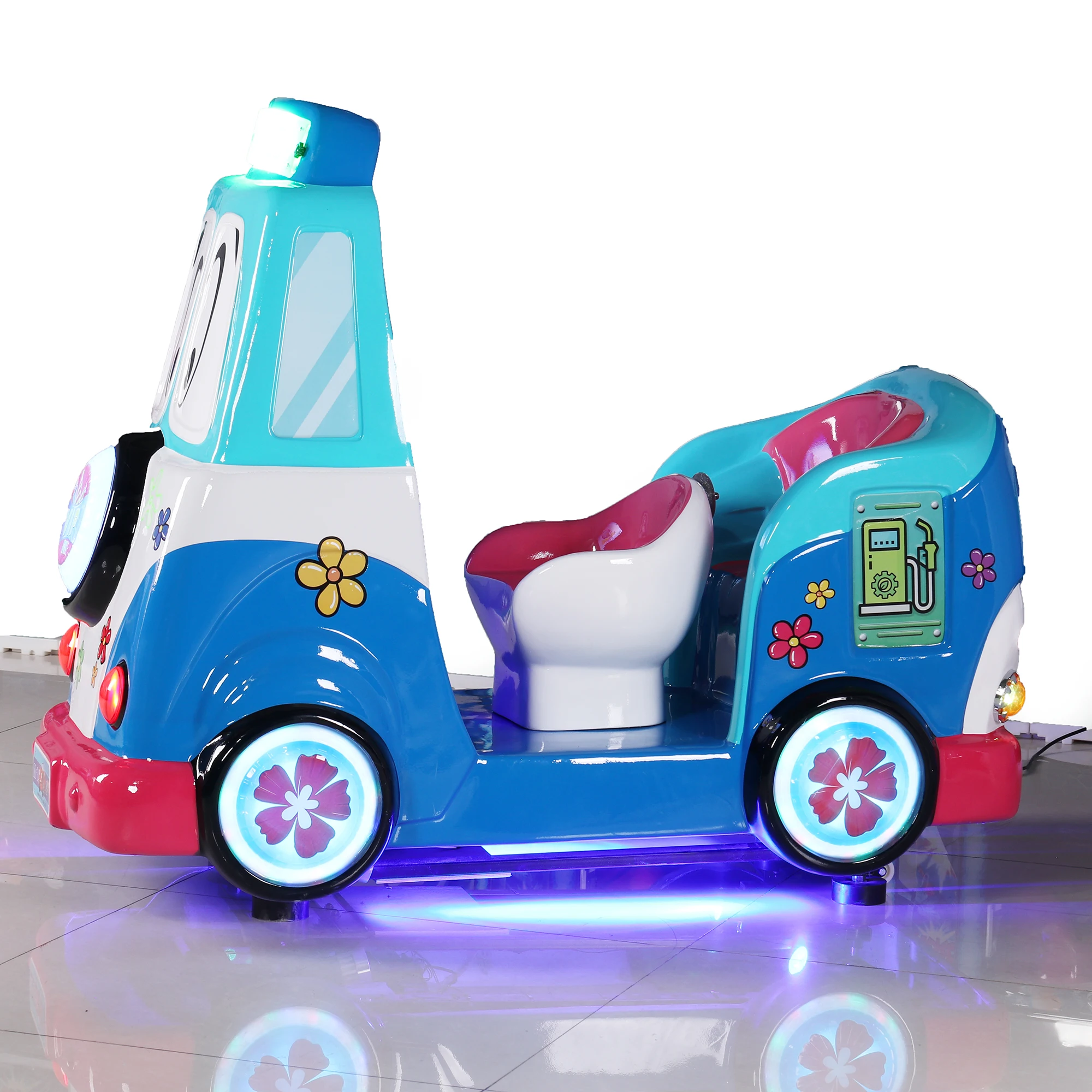 Video Indoor Kiddie Rides Coin Operated Games Machine Top Sale Happy Train LCD Screen 3D Commercial Kids Amusement 2 Seats M SKY