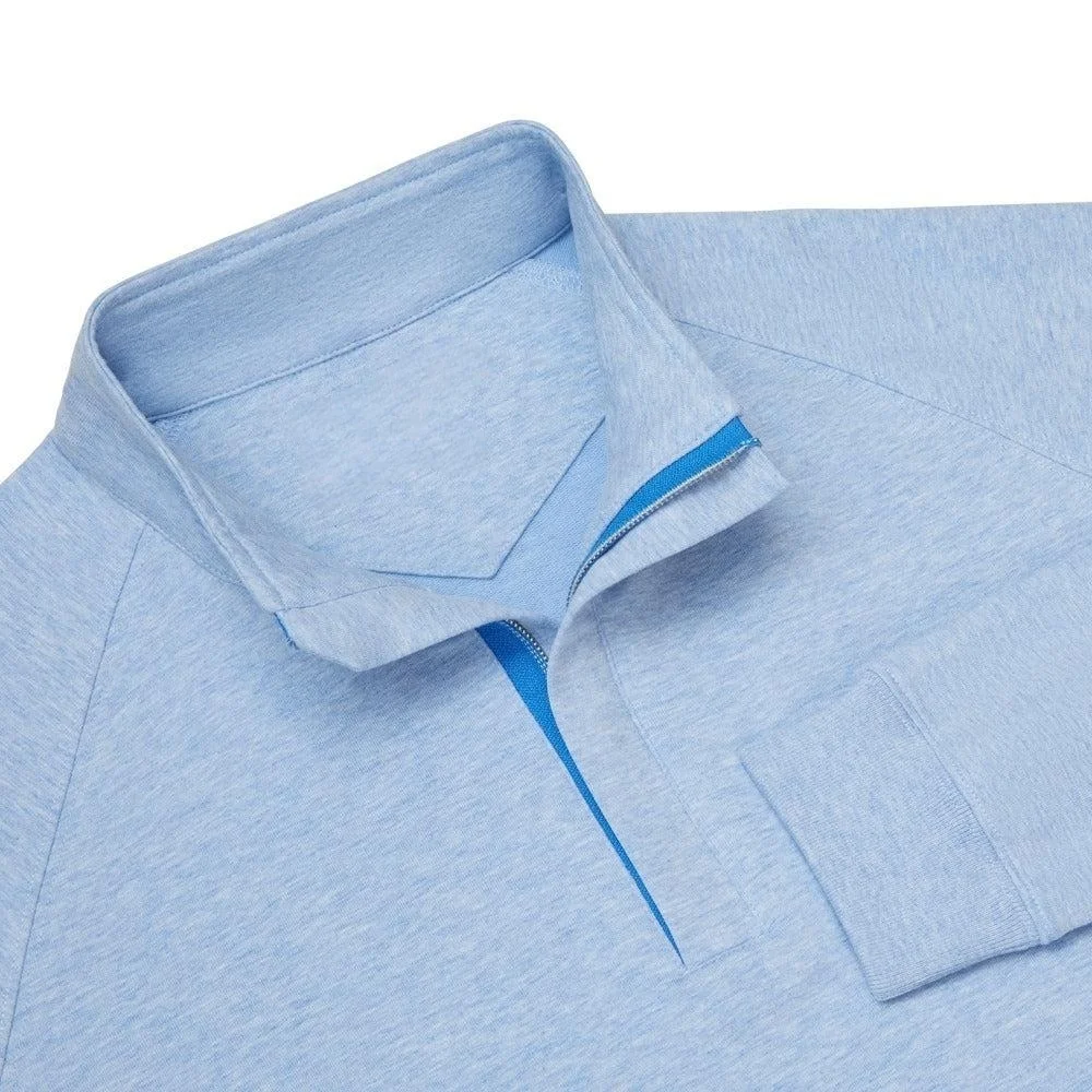 Wholesale Pullover High Quality Blank Golf Wear 92% Polyester 8% Spandex Quarter Zip Pullover