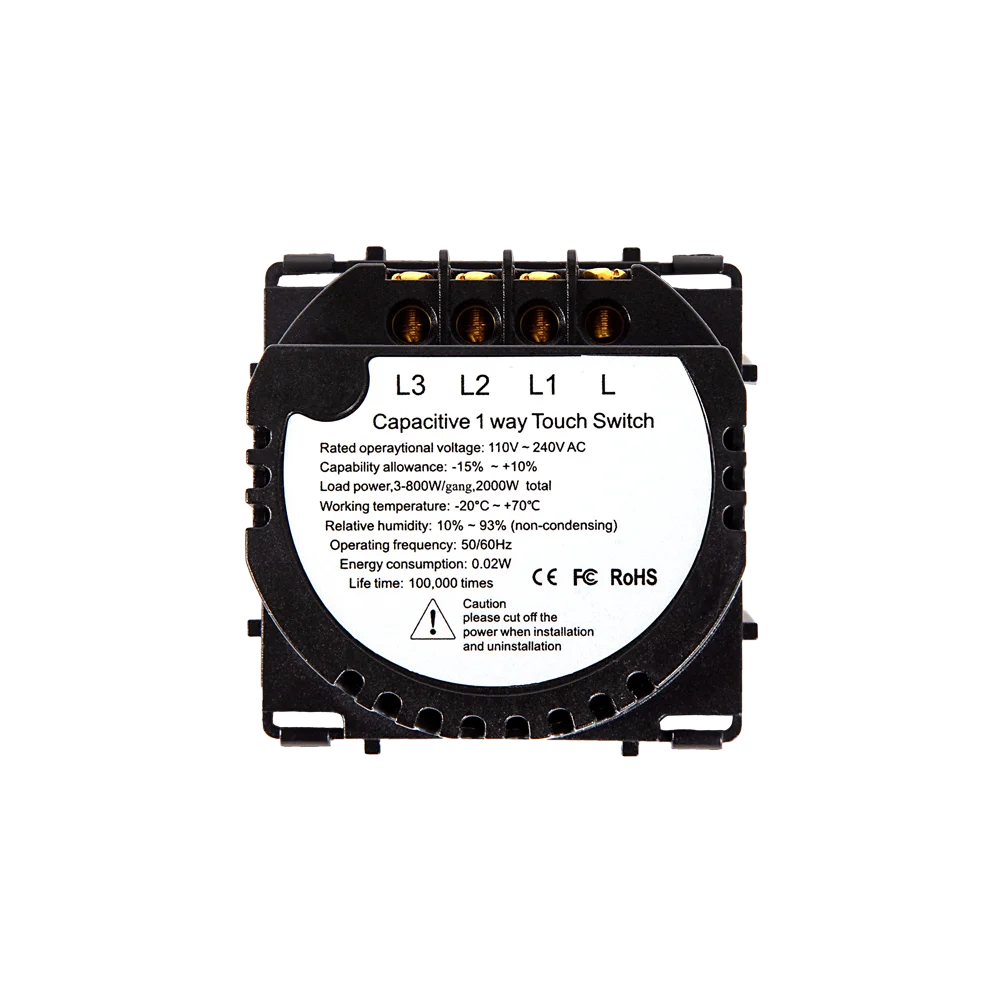 Bingoelec EU 1 2 3 Gang Wi-Fi пульт дистанционного управления умный настенный сенсорный выключатель света функциональные части ключа модульные