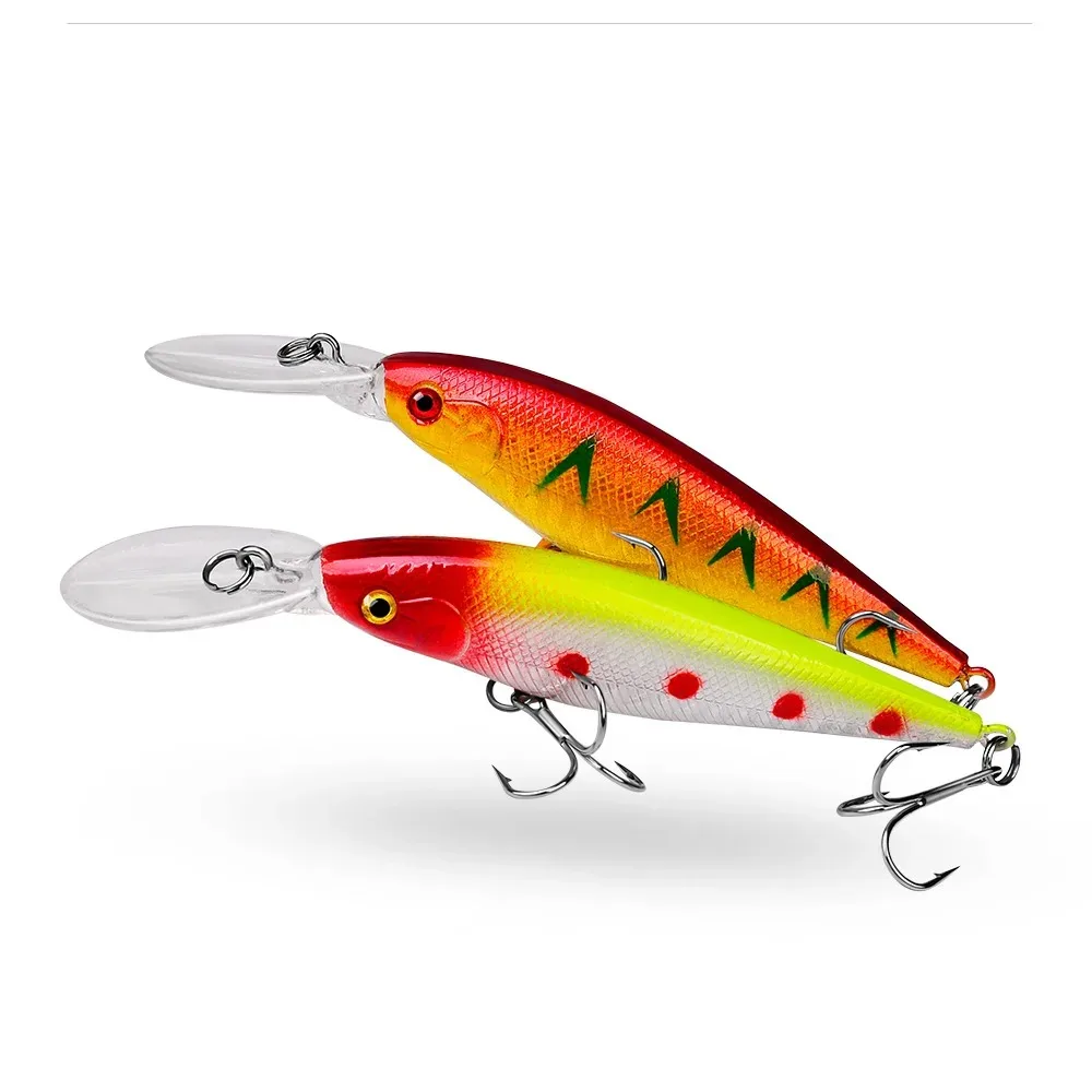 11.5cm 10.5g Floating Fishing Lure Bait Biglip Minnow Bait Hard Bait for Freshwater Top Water