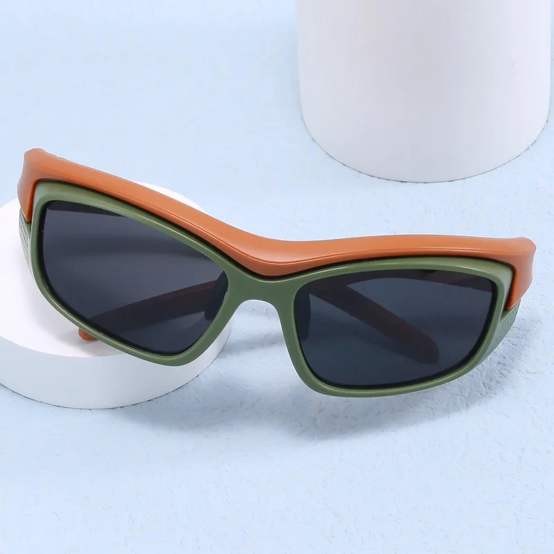 Black White PC Detachable Outdoor Cycling Eyewear Men Women Fashion Sport Glasses 2024 Unisex Y2K Technology Sports Sunglasses