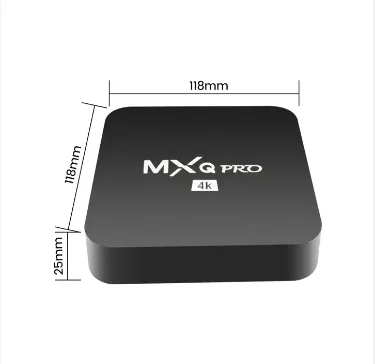 MX Q PRO Amlogic S905W 4 Core 64bit Android 7.1 Free to to Air Set Top Tv Box 4k Quad Core