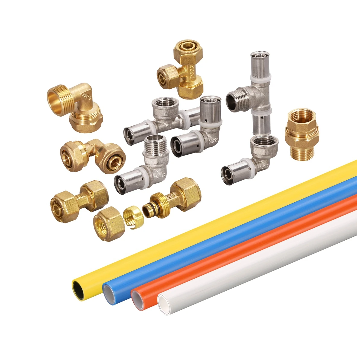plumber material fitting plumbing copper fittings brass fittings for water tubo