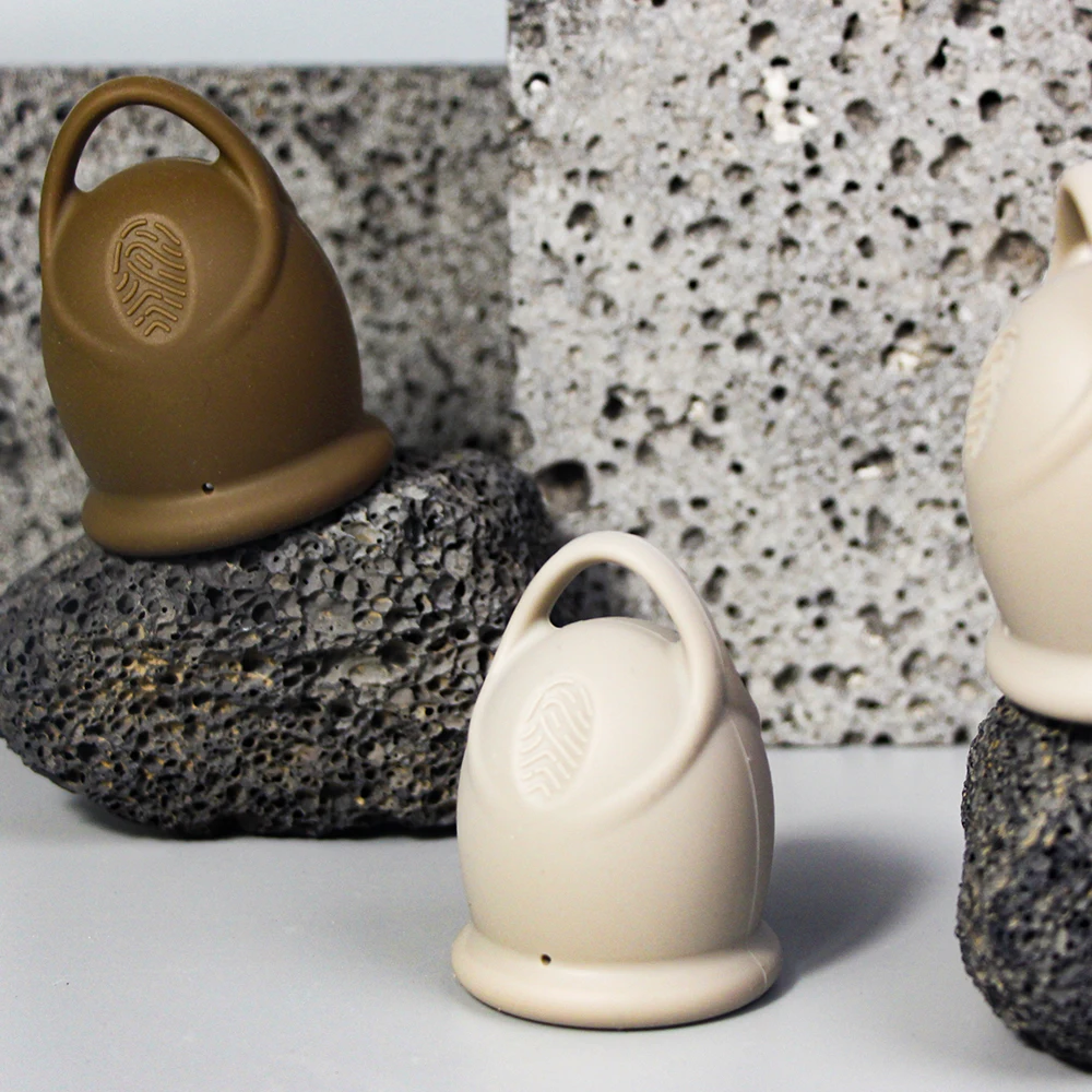 Eco-friendly Feminine Low Cervix Cup Menstrual Reusable Washable Cute Medical Silicone Menstrual Cups