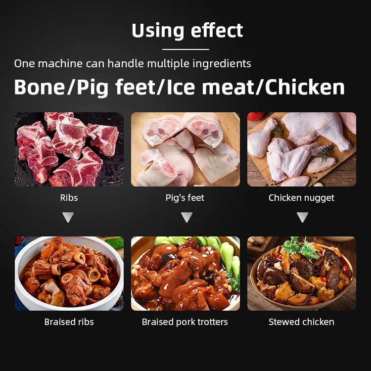 Commercial Automatic Kitchen Equipment Butcher Table Top Electric Cow Beef Frozen Meat And Bone Band Saw Cutter Machine