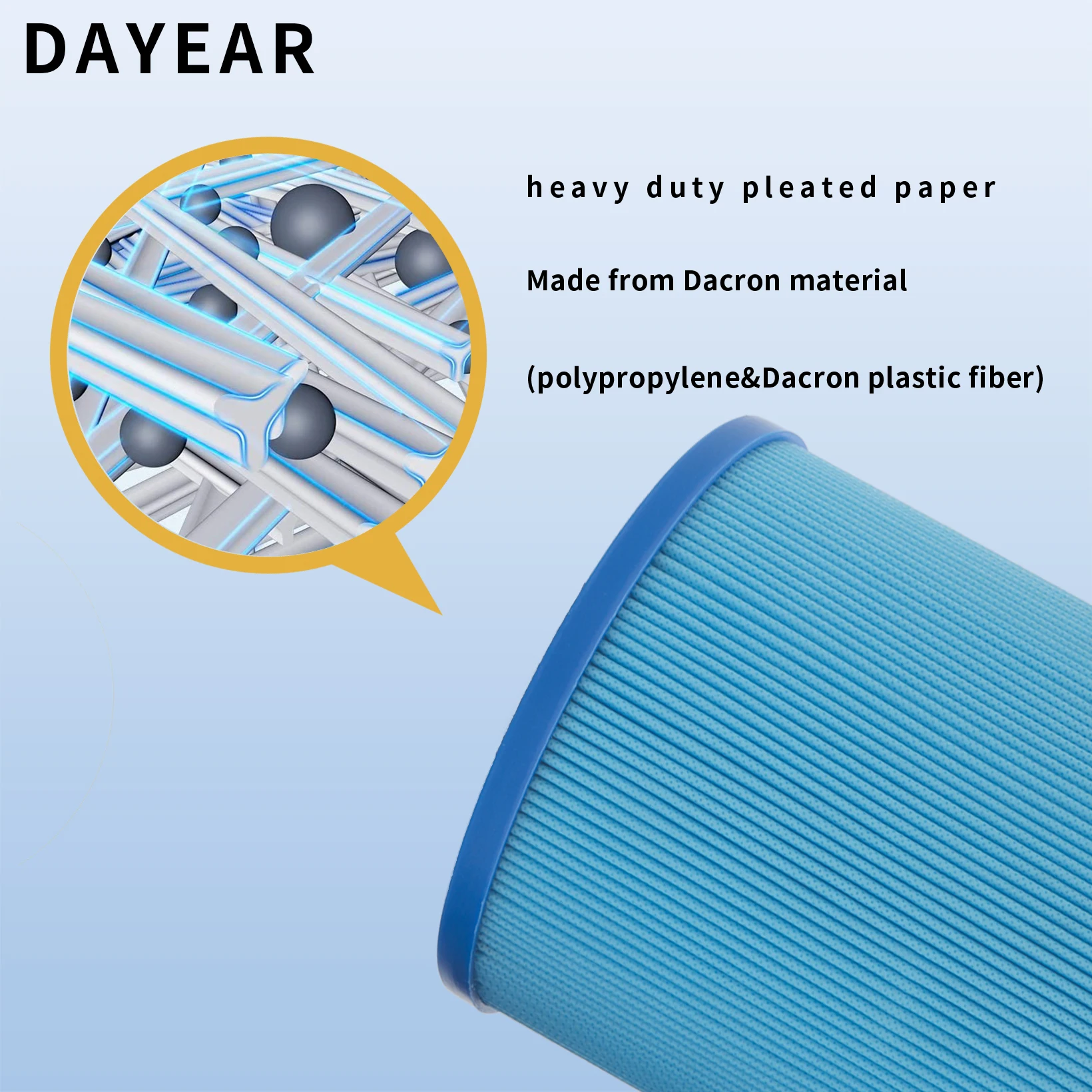 Best-selling blue replacement PWW50 6CH-940 hot spring filter swimming For Swimming pool filter cartridge spring spa filters