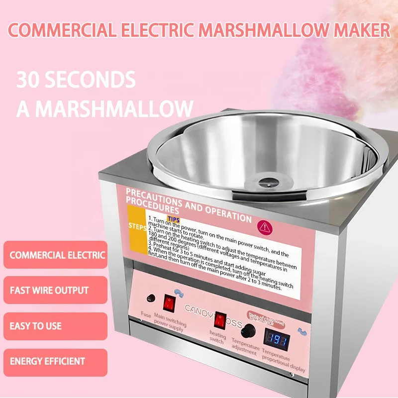 Semi Automatic Best Mate Cotton Candy Maker Automatic Cotton Candy Maker Making Vending Machine Including Sugar Commercial