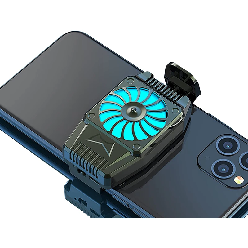 Cooler Telefono Movil Mobile Cooling Pad Phone Holder Game Handle Mini Cooler Fan For Smartphone Games Radiator
