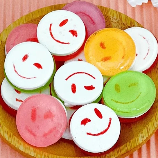 150kg Automatic PLC control printing smile hard candy making machine confectionery lollipop depositing line