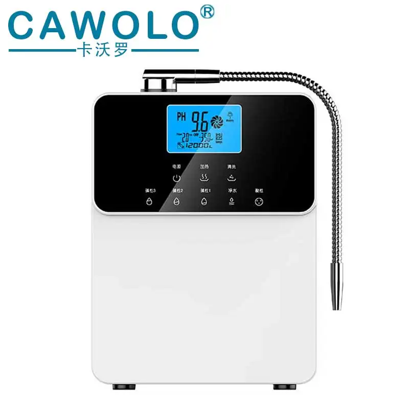 Cawolo 11 тарелок обратный осмозис щелочной ионизатор