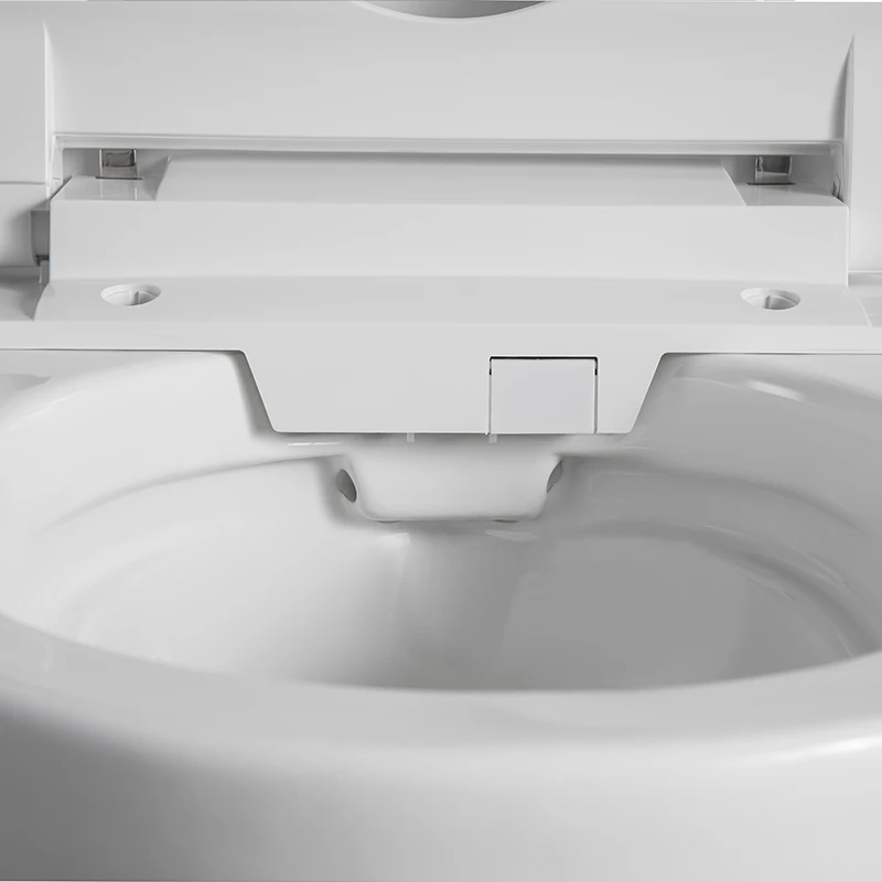 High quality automatic hotel ceramic wall hanging bidet smart toilet ceramic smart wc toilet automatic flush toilet