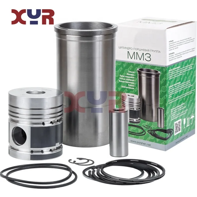 Piston & Liner Kit to Belarus Tractor MTZ 240-1000104 [5 Rings ]