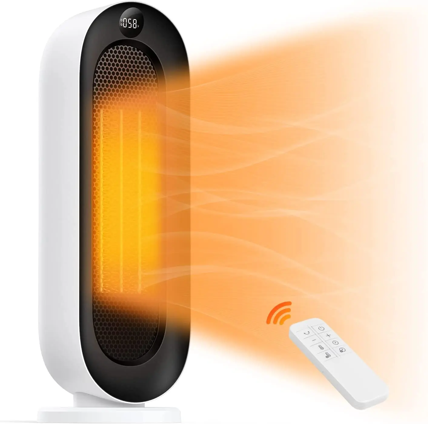 2022 Good Quality Portable Room Electric Fan Heater Plug In Electric Mini Fan Heater Space Heaters For Winter