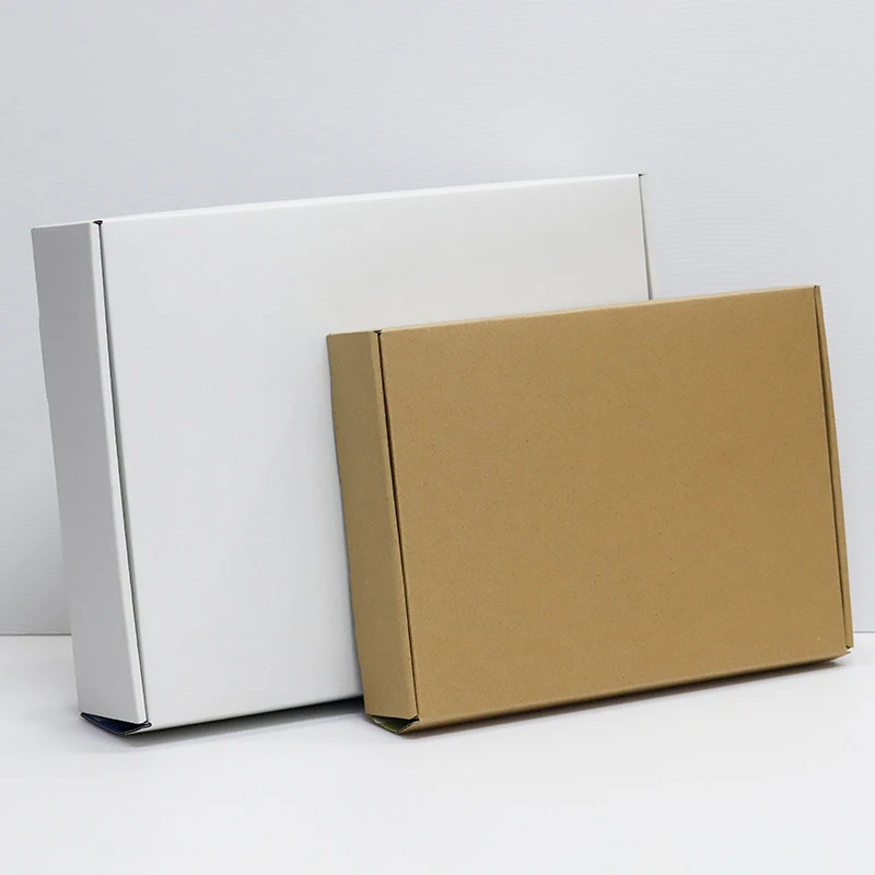 One-step service custom corrugated Self sealing  mailer box self adhesive tear away strips shipping zipper foldable gift box