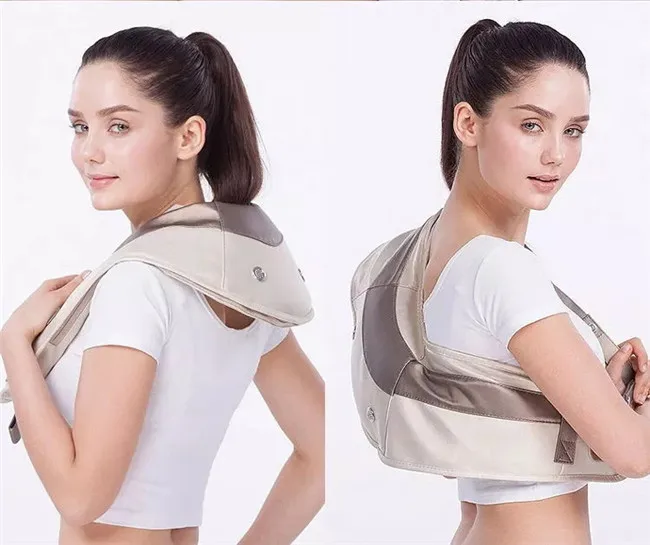 Подушка для массажа шиацу для шеи, плеч, спины, ног и ног